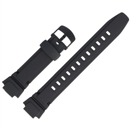 Casio AQ-180 Bracelet de montre en plastique Noir 14 mm