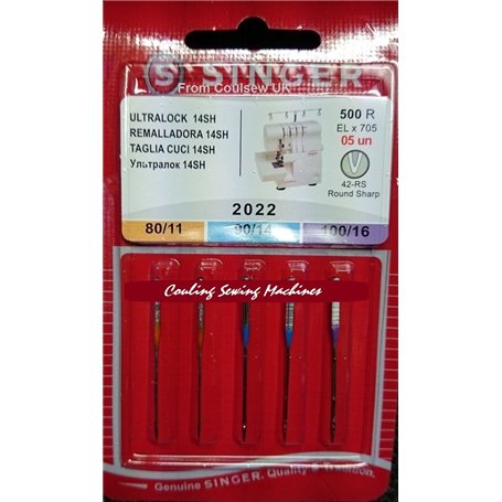Singer n2022b05as500r overlocknadeln 2022 Mix 5 Aiguille