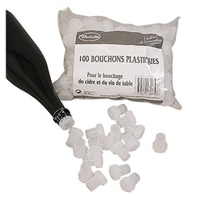 Bouchon plastique pour bouteille de cidre - Vendu par 100