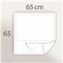 Linnea Taie d'oreiller 65x65 cm Percale Pur Coton Plumes