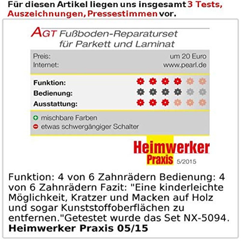 Set De 11 Cires AGT Pour Réparateur De Sols Plastiques - Kit WRS-11 - Neuf