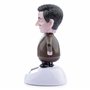 Puckator FF46 Figurine Solaire Mr Bean, 5,5 x 5 x 10,5 cm, Kaki/Blanc/Rose/Rouge/Noir