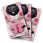 FRA-BER 76392 MARTA LA FARFALLA Lot de 3 désodorisants pour voiture et air ambiant Rose