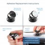 Support de téléphone de voiture universel magnétique kit de fixation pour tableau de bord par Wuteku