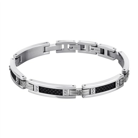 LOTUS STYLE Bracelet LS1650-2/1 Men In Black Acier inoxydable 203.00 mm Homme