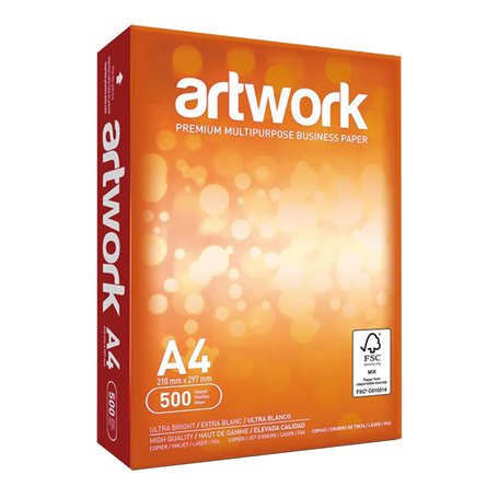 Artwork Ramette de papier multi-usage 75 g/m² A4 Blanc – 2500 feuilles