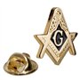 Badge pin’s équerre et compas franc-maçonniques