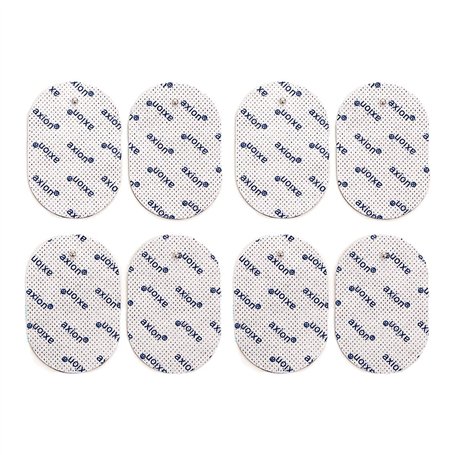 Électrodes compatibles avec les appareils d'électrostimulation Panasonic - 8 électrodes ovales 7 x 5 cm - (TENS-EMS)