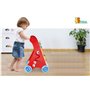 Viga Toys - 50950 - Jouet De Premier Age - Chariot À Pousser - Multi Activités - Rouge