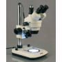 Microscope trinoculaire Zoom Stéréo x7-x45 Double LED 6 W