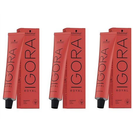 Schwarzkopf Igora Royal 6-5 Lot de 3 flacons de 60 ml