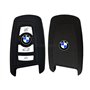 BMW Coque de clé pour voiture en silicone pour BMW 1/3/4/5/6/7 Série F12/F13/F20/21/F30/F26/F23/F34/F35 Noir