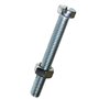 Dresselhaus vis à tête cylindrique fendue et écrou 4 x 30 m galvanisé-lot de 25