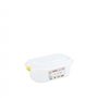 Genware 12340 GN Lot de 6 boîtes de conservation 1/9 65 mm de profondeur 0