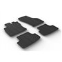 Gledring Set tapis de caoutchouc compatible avec Seat Leon 5F 5 portes 2013-2020 / Volkswagen Golf VII/VIII 5 portes 2012-2019 &