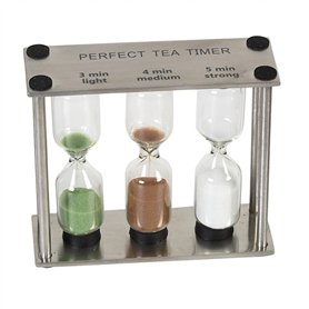 sablier perfect tea, pour préparer le thé - minuteur sablier perfect tea