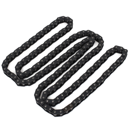 sourcing map Chaîne à Rouleaux Industrielle Rivetée 06B de 150 cm de Long