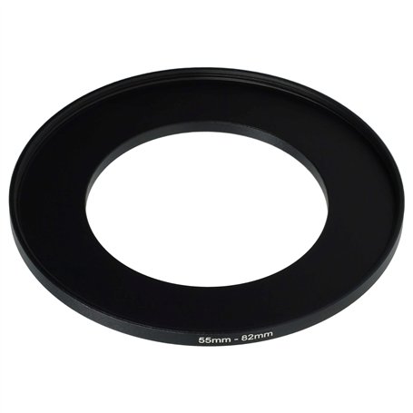 vhbw Bague d'adaptation de Filtre Step-Up de 55 mm vers 82 mm pour Objectif d'appareil Photo - Adaptateur