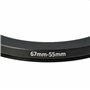 vhbw Bague d'adaptation de Filtre Step-Down de 67 mm vers 55 mm pour Objectif d'appareil Photo - Réducteur, métal, Noir