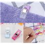 ilauke 100PCS Clips Pinces DIY 2.7 * 1.0 * 1.5cm Couture en Plastique pour Reliure Patchwork Crochet Tricot Artisanat Couleurs A