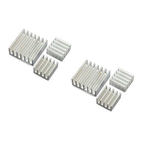 Aihasd 6PCS/Kit Ensemble dissipateur thermique adhésif Aluminum pour Raspberry PI