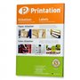 Printation – Universal étiquettes 105 x 39mm d'étiquettes blanches 1400 de Courrier 100 feuilles de taille A4/A5