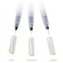 GRAPHIT Fill’It Set de 3 pinceaux à réservoir de 5ml pour encres acryliques ou à alcool, peintures liquides, eau pour aquareller