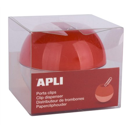 APLI 13351 – Porte-clips transparent avec clips
