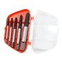 Dapetz® Set de 5 Extracteurs de Vis, Boulons et Écrous Cassés – Outil Haute Résistance pour Retirer les Vis, Boulons et Écrous E