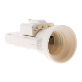 Douille avec Fiche DCL 6A 250V B22 - Blanc - Zenitech Douille avec Fiche DCL 6A 250V B22 - Blanc - Zenitech