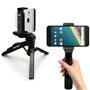 iGadgitz U4359-KIT Stabilisateur de poignée de pistolet 2 en 1 et mini trépied léger sur support de table avec support de téléph