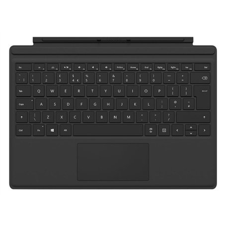 Microsoft Surface Pro Type Cover (pour Surface Pro 4-7) (QWERTY Espagnol) Noir (Reconditionné)