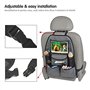 ALTABEBE Deluxe Organisateur Siège Arrière de Voiture avec Poche pour Tablette, Gris Foncé