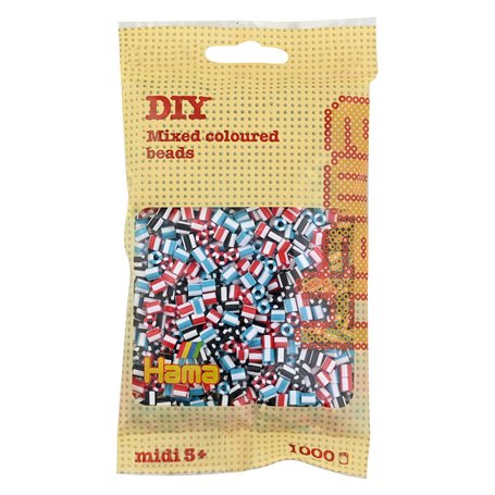 Hama Sac de Perles | Env. 1000 Perles fusibles midi | Décoration mosaïque Arts et Loisirs créatifs pour Enfants à partir de 5 An