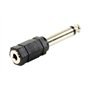 Plugger Adaptateur mini Jack femelle/mâle mono Noir