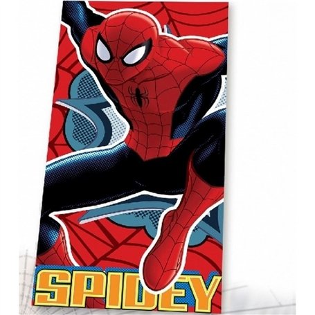 Spiderman - Drap de plage serviette de bain 70x140 - Imprimé Spidey