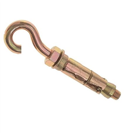 Bulk Hardware BH03969 Boulon à crochet avec pièce d'ancrage de protection