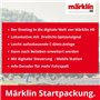 Märklin- Digital Startpackung mit BR 74 Kit de démarrage numérique Train de Marchandises, 29074, Multicolore