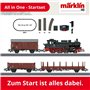Märklin- Digital Startpackung mit BR 74 Kit de démarrage numérique Train de Marchandises, 29074, Multicolore