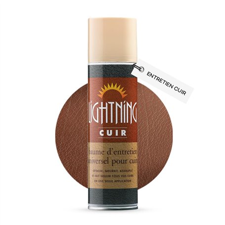 LIGHTNING - Baume Cuir Universel - 300mL - Flacon - Nettoyer