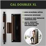 Cal DoubleX XL Protection antivol pour porte ou fenêtre Marron/noir