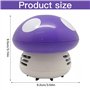 Gearmax® Mignon Mini Champignon Bureau Table poussière Aspirateur à Main Sweeper - Champignon Super Mario