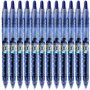 PILOT Lot de 12 Stylos bille encre gel B2P Pointe moyenne 0