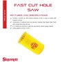 Starrett 63FCH027 Scie à trépan (27 mm) couleur jaune