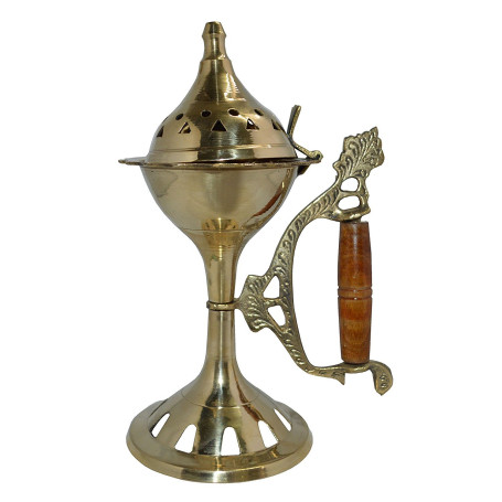 Zap Impex Lotus Style Brûleur à Charbon en Laiton Massif Taille 17