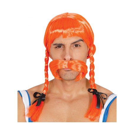 Guirca 4577 - Perruque galo orange (emballage boîte)