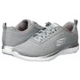 Skechers Flex Appeal 2.0 Metal Madness, Chaussures Multisport Outdoor, Gris (Gysl), 35 EU