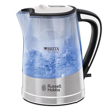 Russell Hobbs - 22851 - Bouilloire sans fil avec filtre 1L 2200 W - Acier chromé