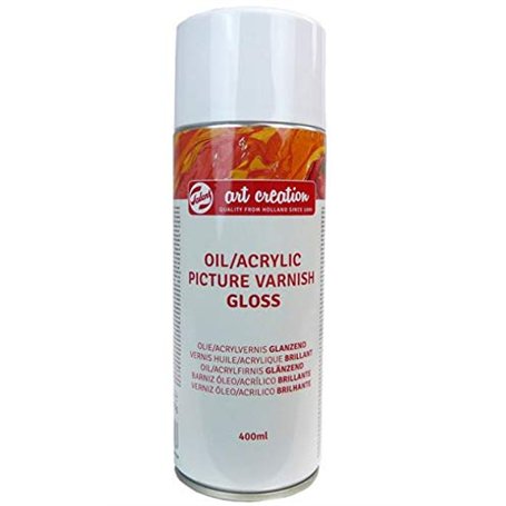 Vernis Gloss Spray Royal Talens 400 ml (oleo/acrylique)
