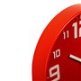 Atmosphera Horloge Pendule Murale silencieuse - Diamètre 30 cm - Coloris Rouge